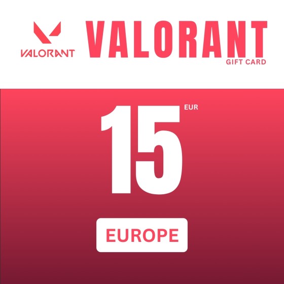 VALORANT Gift Card 15 EUR - EUROPE