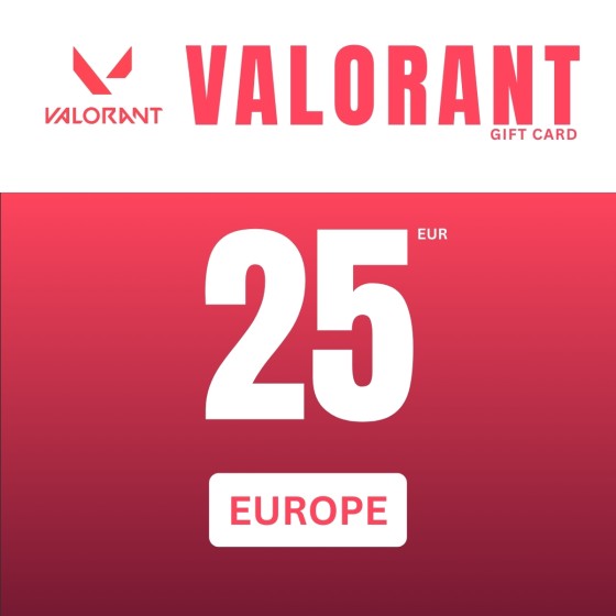 VALORANT Gift Card 25 EUR - EUROPE