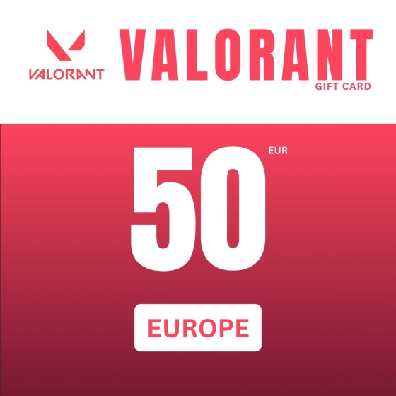VALORANT Gift Card 50 EUR - EUROPE