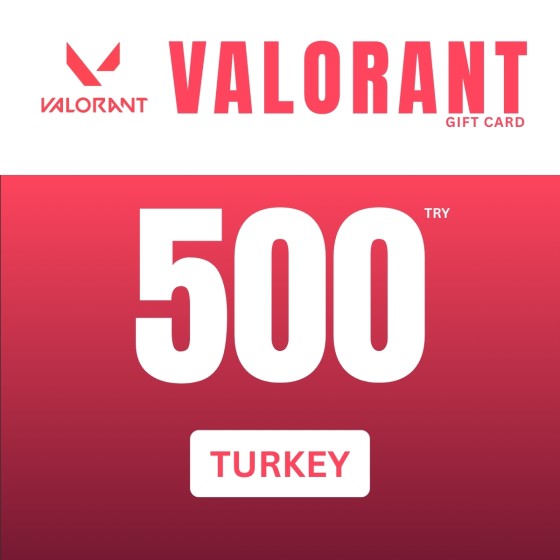 Valorant Gift Card 500 TRY Riot Games Key TURKEY