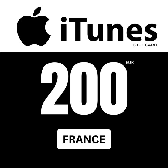 Apple iTunes Gift Card 200 EUR iTunes Key FRANCE