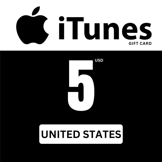 Apple iTunes Gift Card 5 USD iTunes Key UNITED STATES