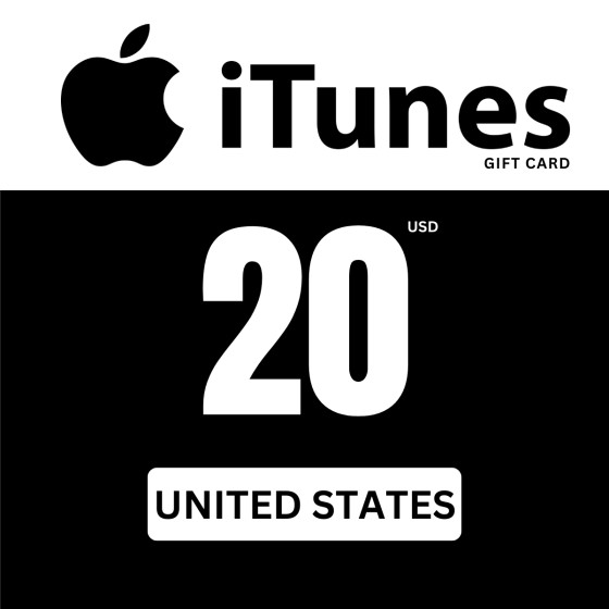 Apple iTunes Gift Card 20 USD iTunes Key UNITED STATES