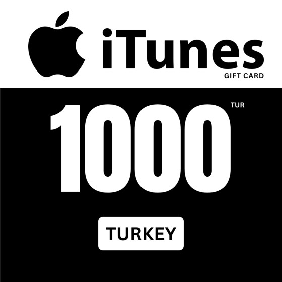 Apple iTunes Gift Card 1000 TRY iTunes Key TURKEY