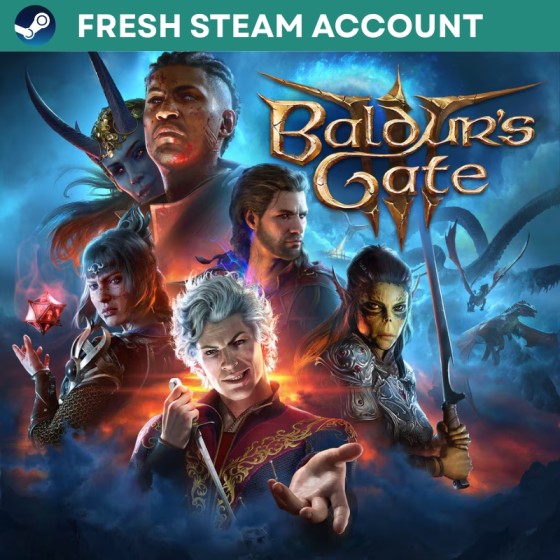 Baldur’s Gate 3 Fresh Steam Account