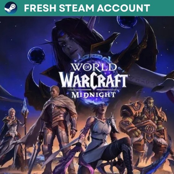World of Warcraft Midnight Steam Fresh Account
