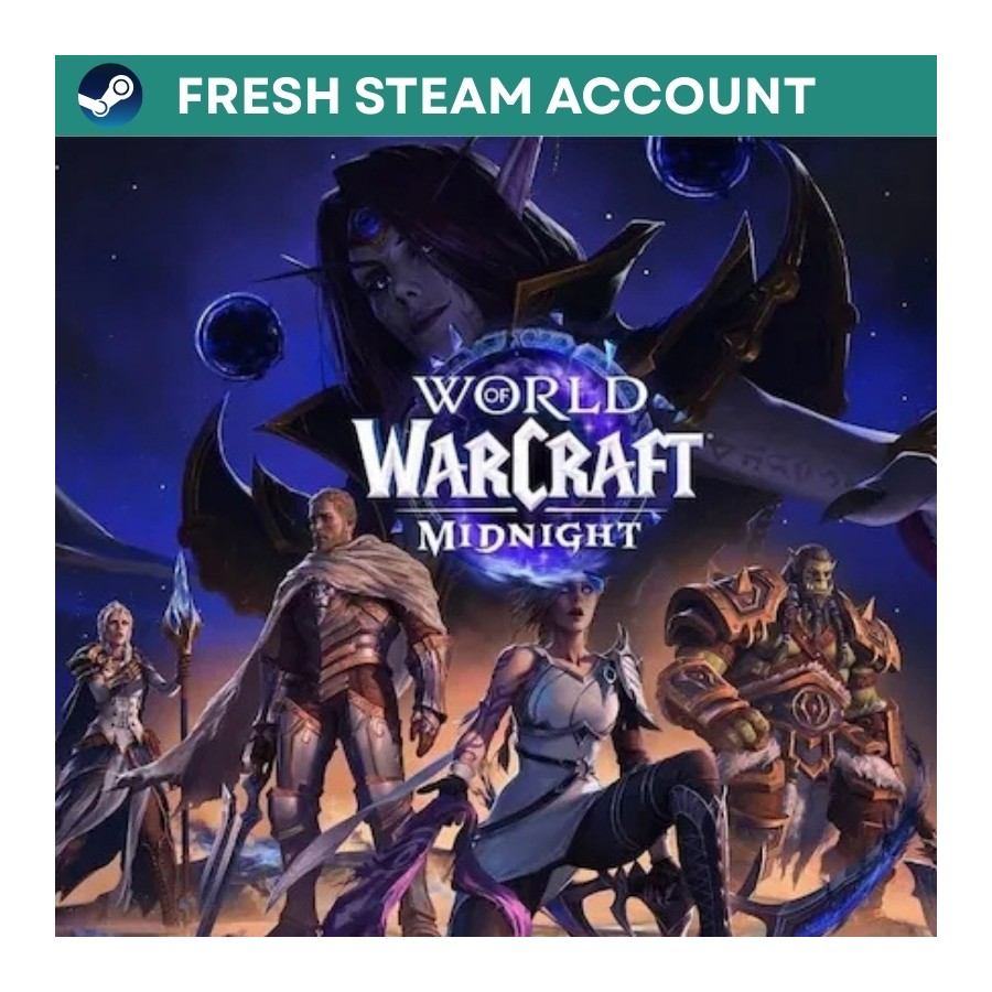 World of Warcraft Midnight Steam Fresh Account
