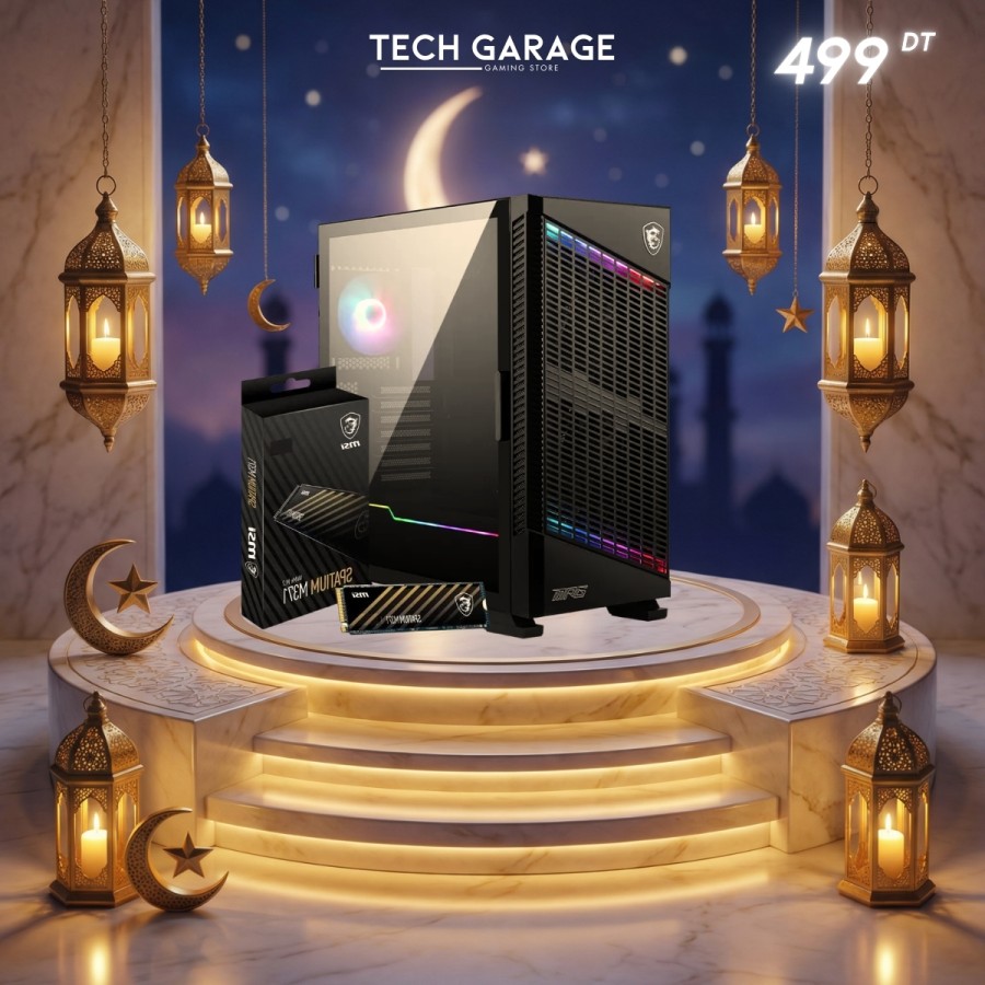 MSI VELOX 100P AIRFLOW + MSI SPATIUM M450 PCIe 4.0 NVMe M.2 500 Go