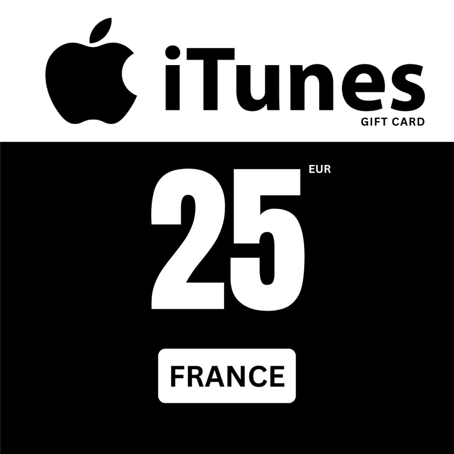 Apple iTunes Gift Card 25 EUR iTunes Key FRANCE