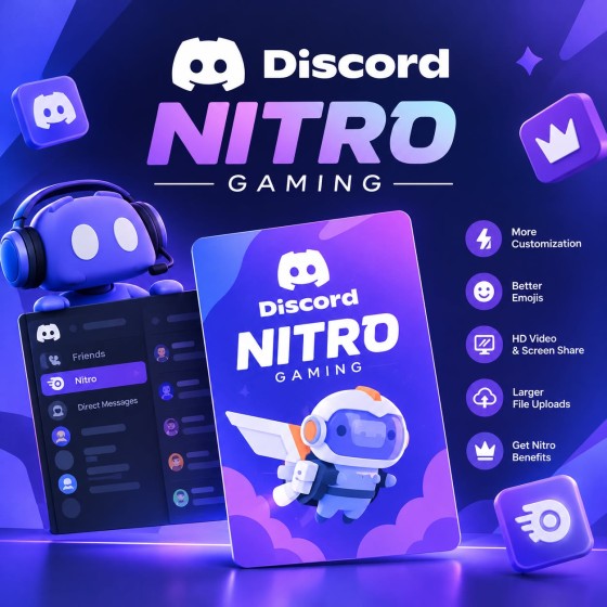 DISCORD NITRO KEY 1 MONTH